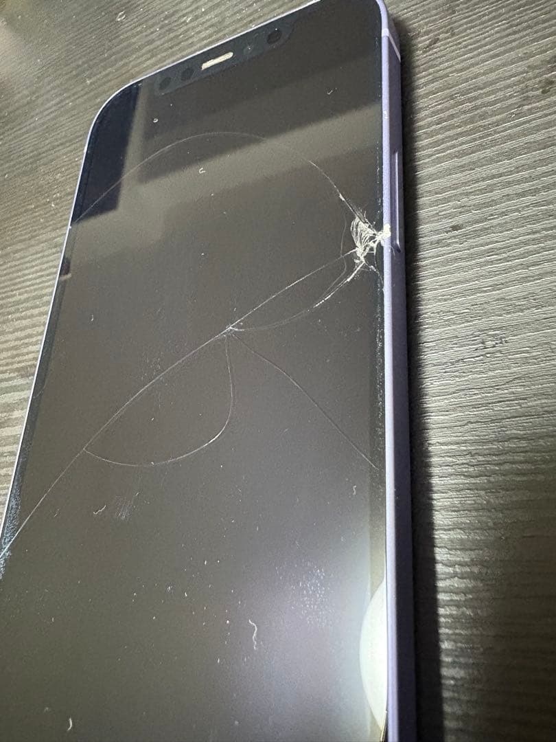 iPhone12 パープル 128GB（機能不良有り）