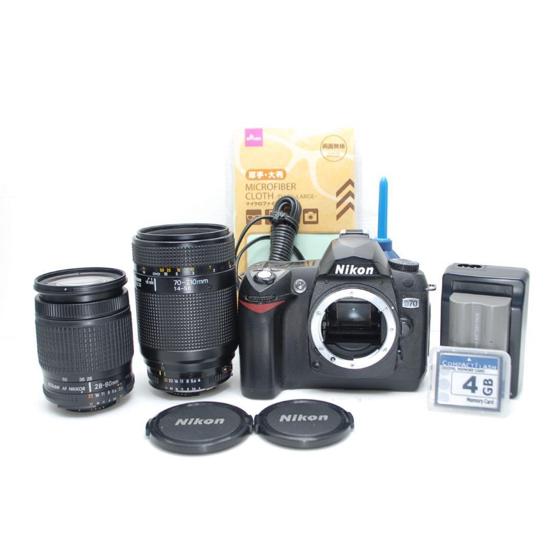 ▪️Nikon D70▪️望遠レンズ付き 格安 動作良好 人気 良品 コスパ◎