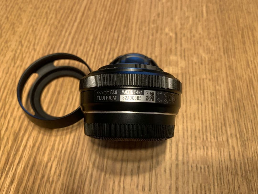 富士フイルムXF27 F2.8、社外レンズフード・プロテクター付パンケーキ！
