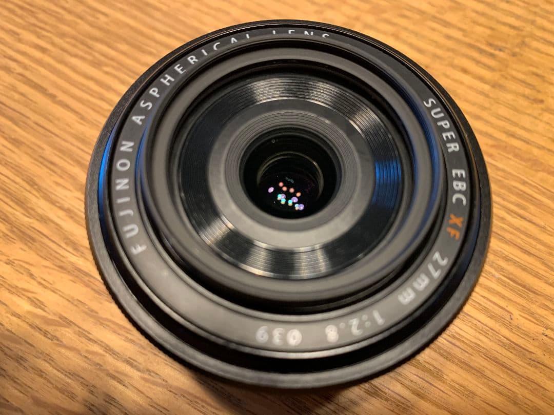 富士フイルムXF27 F2.8、社外レンズフード・プロテクター付パンケーキ！