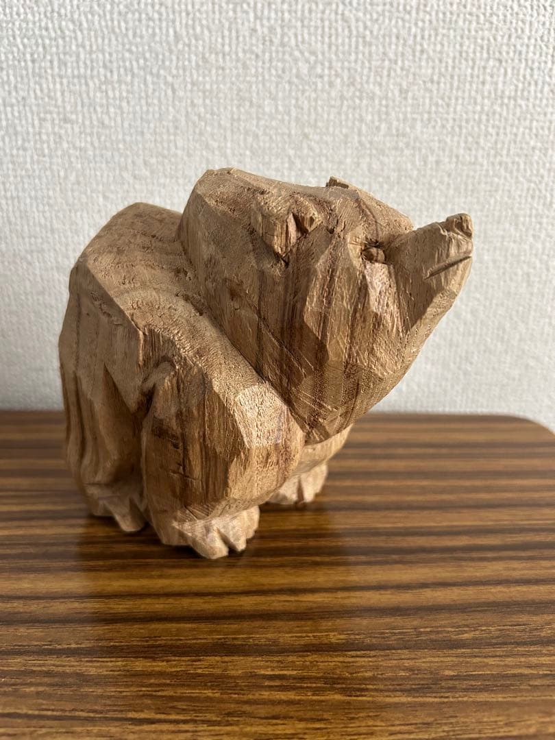 吉田マホガニー ／ 翠帆　木彫り