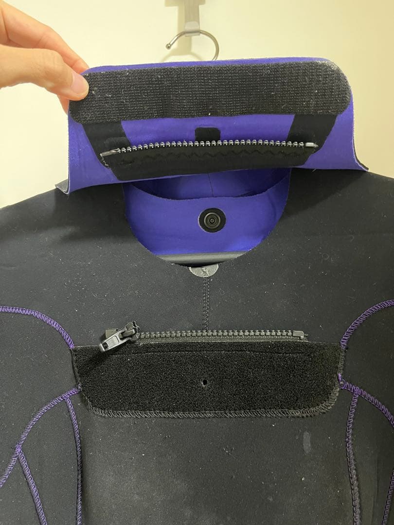 フルスーツ ウェットスーツ 黒 カラフル