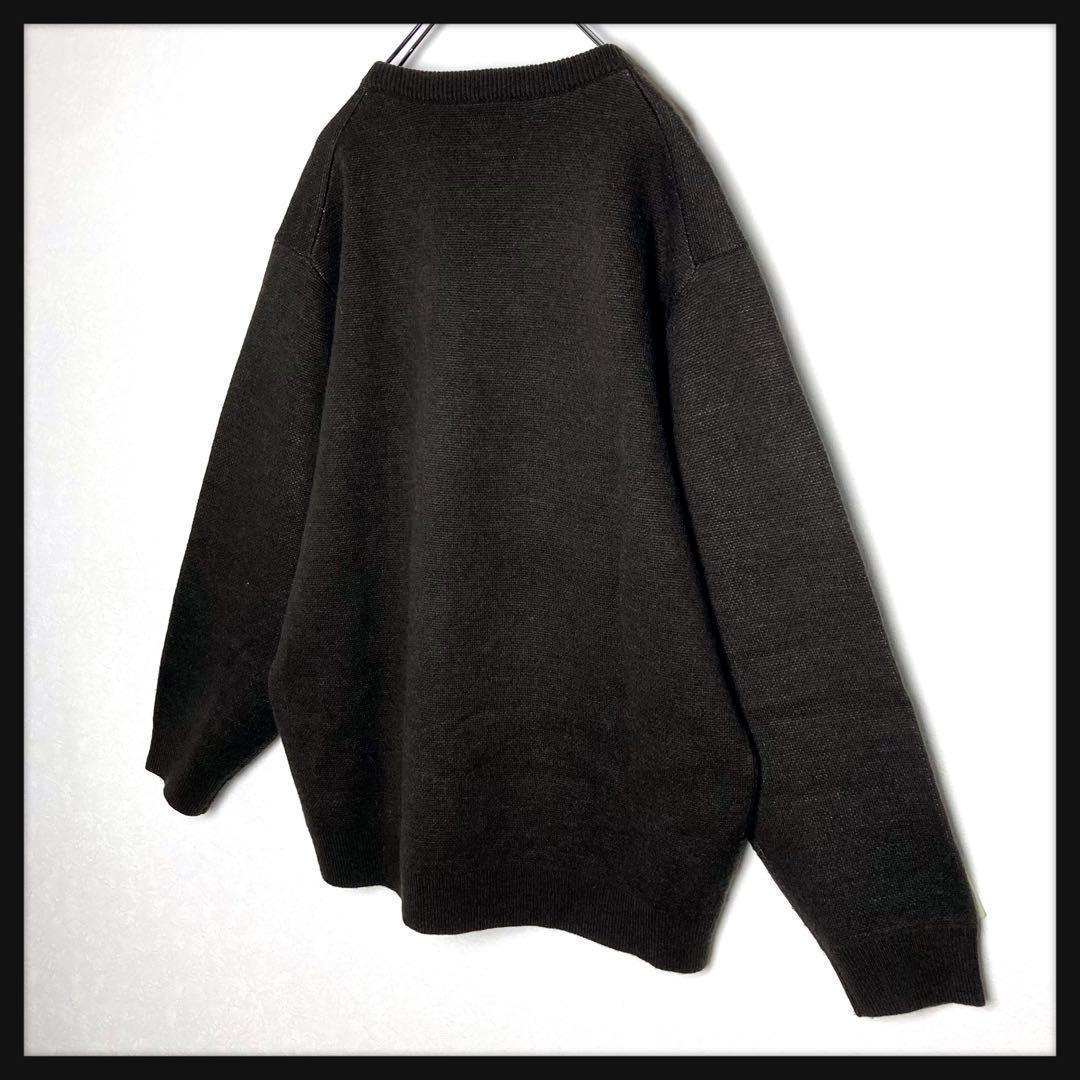 【即完売デザイン】ハフ★ビッグロゴ セーター 入手困難 ニット 希少XL 美品