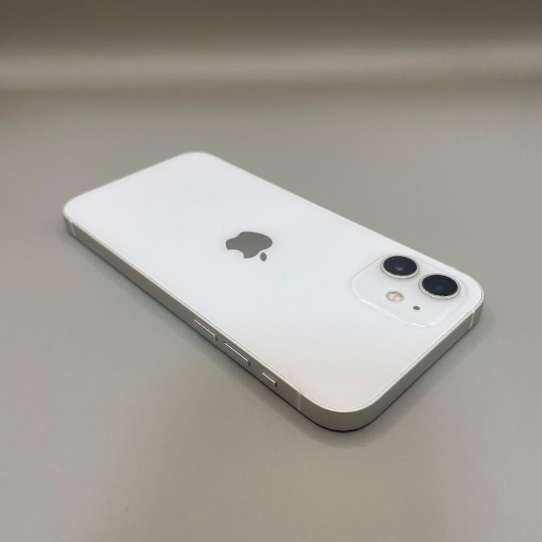 美品✨iPhone12 64GB ホワイト バッテリー新品100％