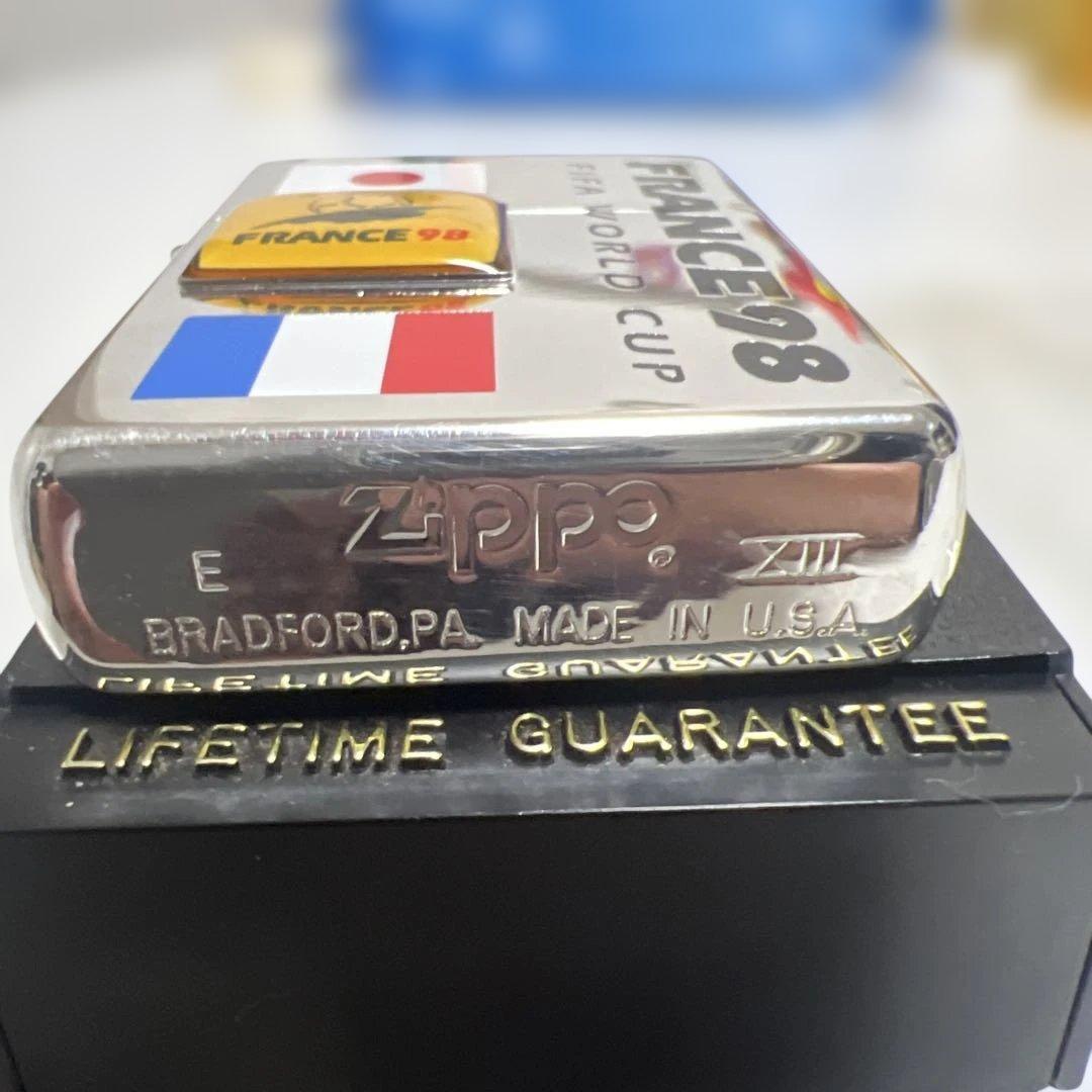 【超希少/限定品】1998年 フランスW杯 ZIPPO 日本代表（No.4524