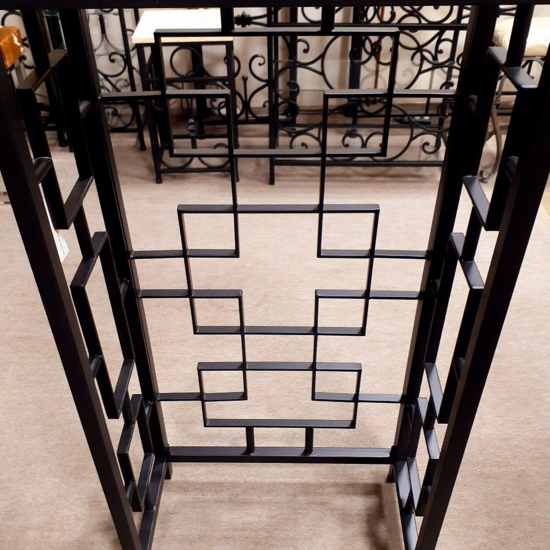 輸入家具　天然大理石使用　『アイアン・コンソールテーブル』　モダンスタイル