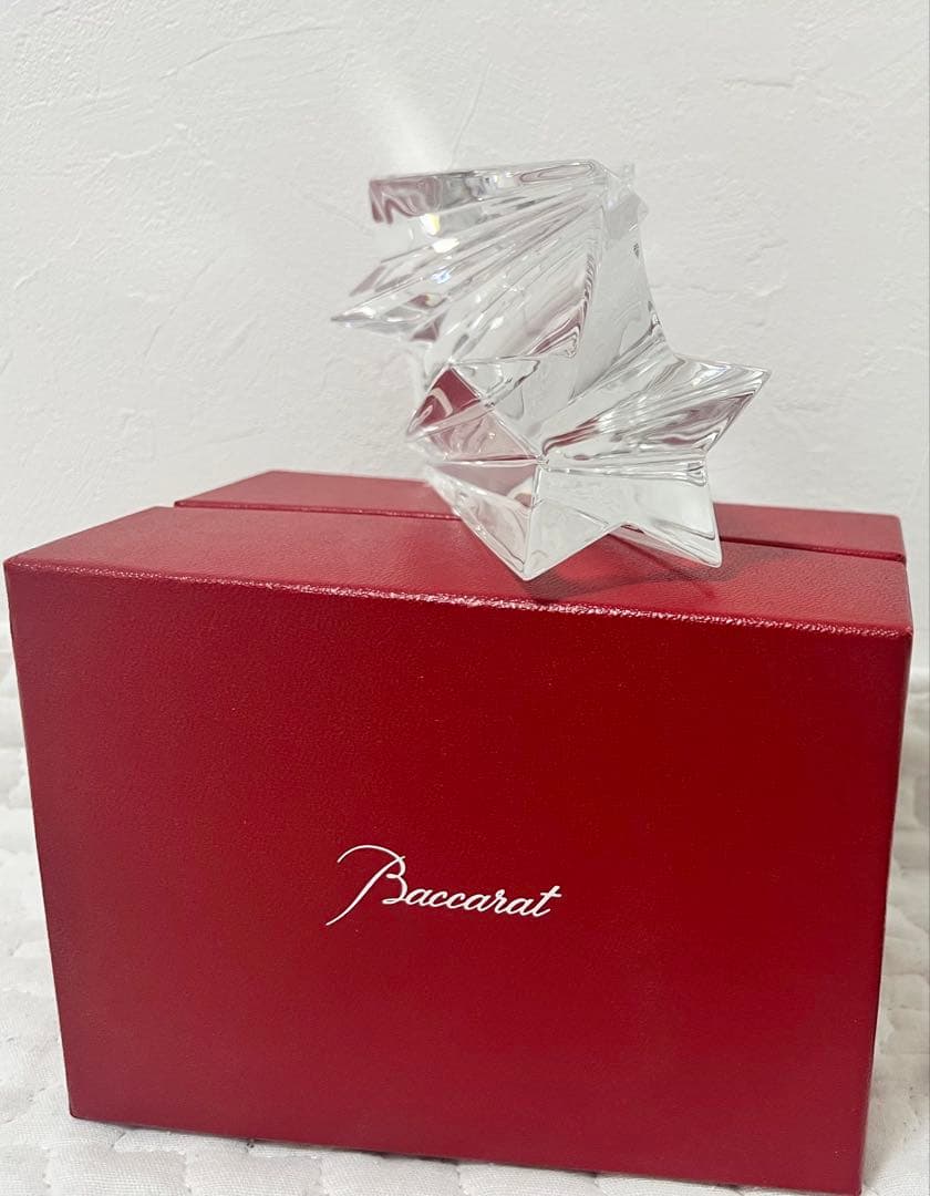 【極美品】バカラ／BACCARAT シューティングスター トロフィー 置物
