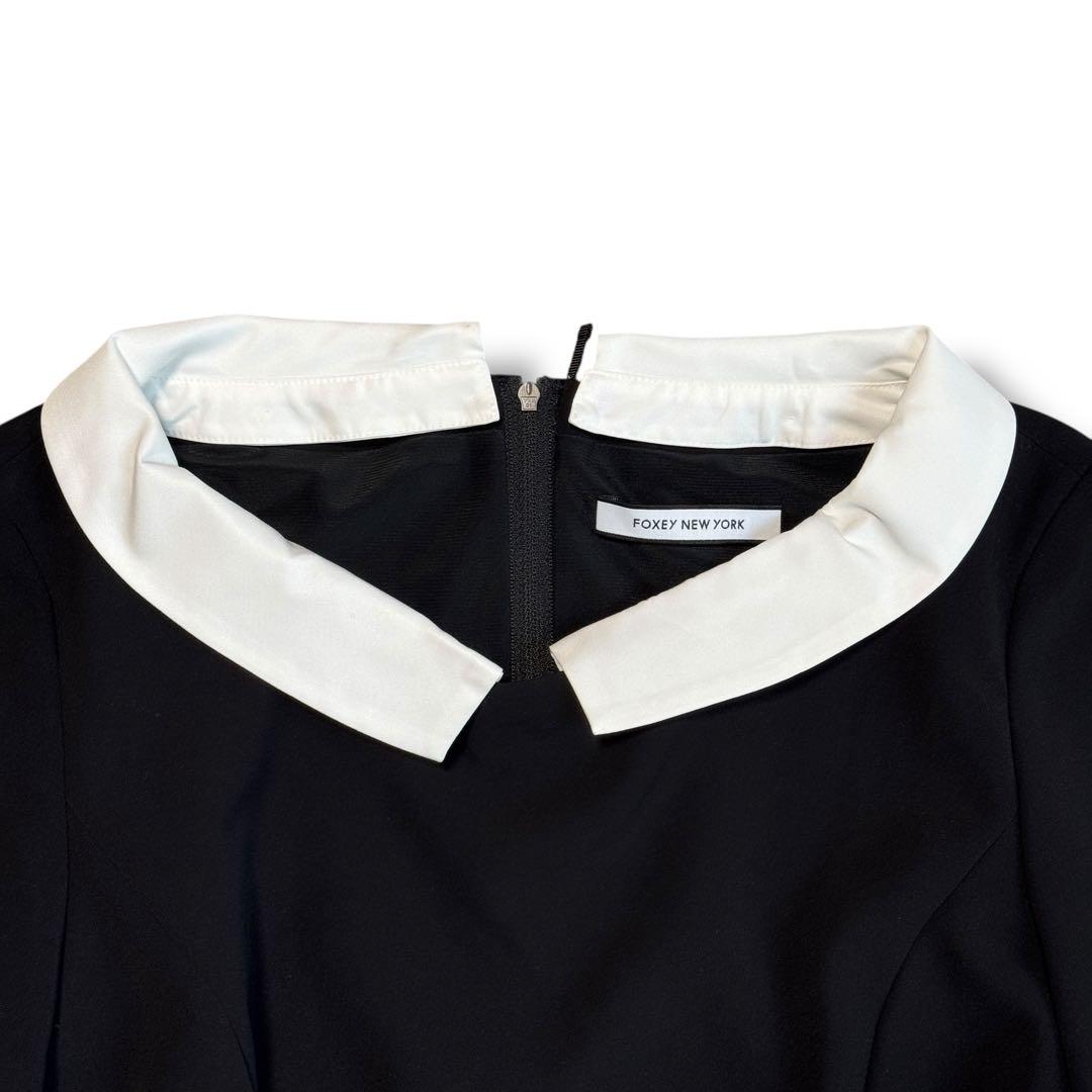 FOXEY NEWYORK トレゾール ベルト付き ブラウス 人気完売 ミタパン