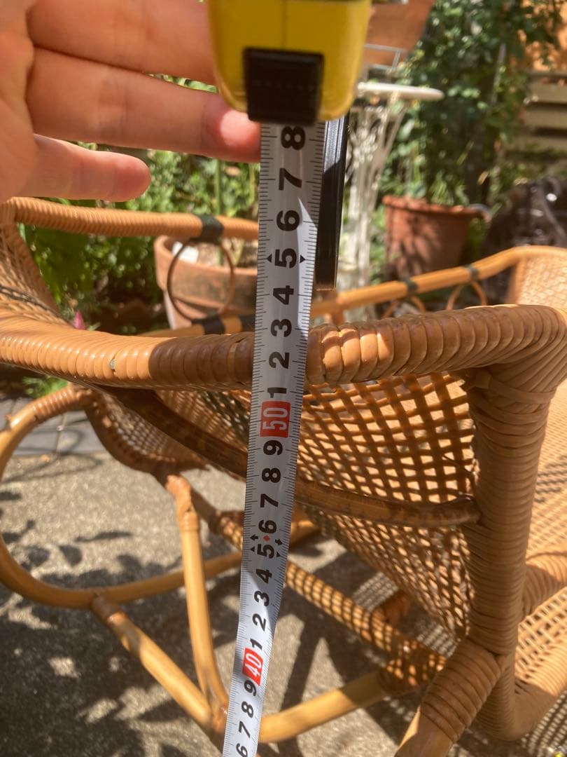 美品　激レア　ビンテージ　ラタンのゆりかご　ベビーベッド　アンティーク　ラタン