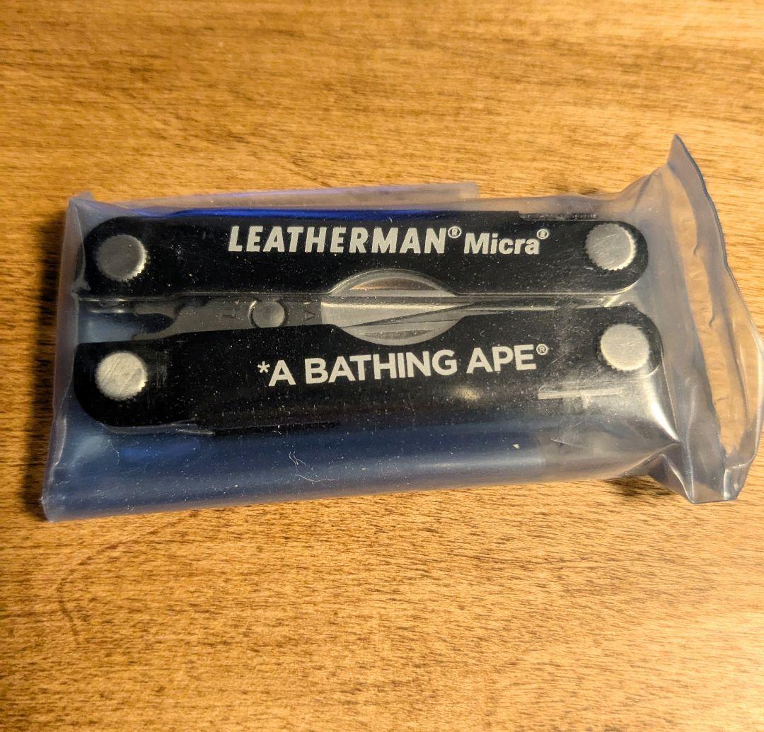 新品17ss BAPE × LEATHERMAN MICRA マルチツール