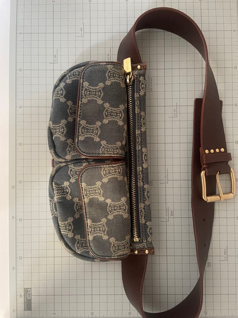 CELINE　セリーヌ　デニム　 ウエストポーチ