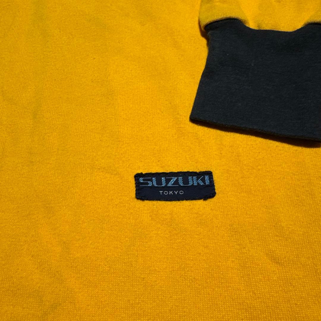Suzuki ラガーシャツ　長袖　ユニフォーム　ラグビー　ビンテージ 80s