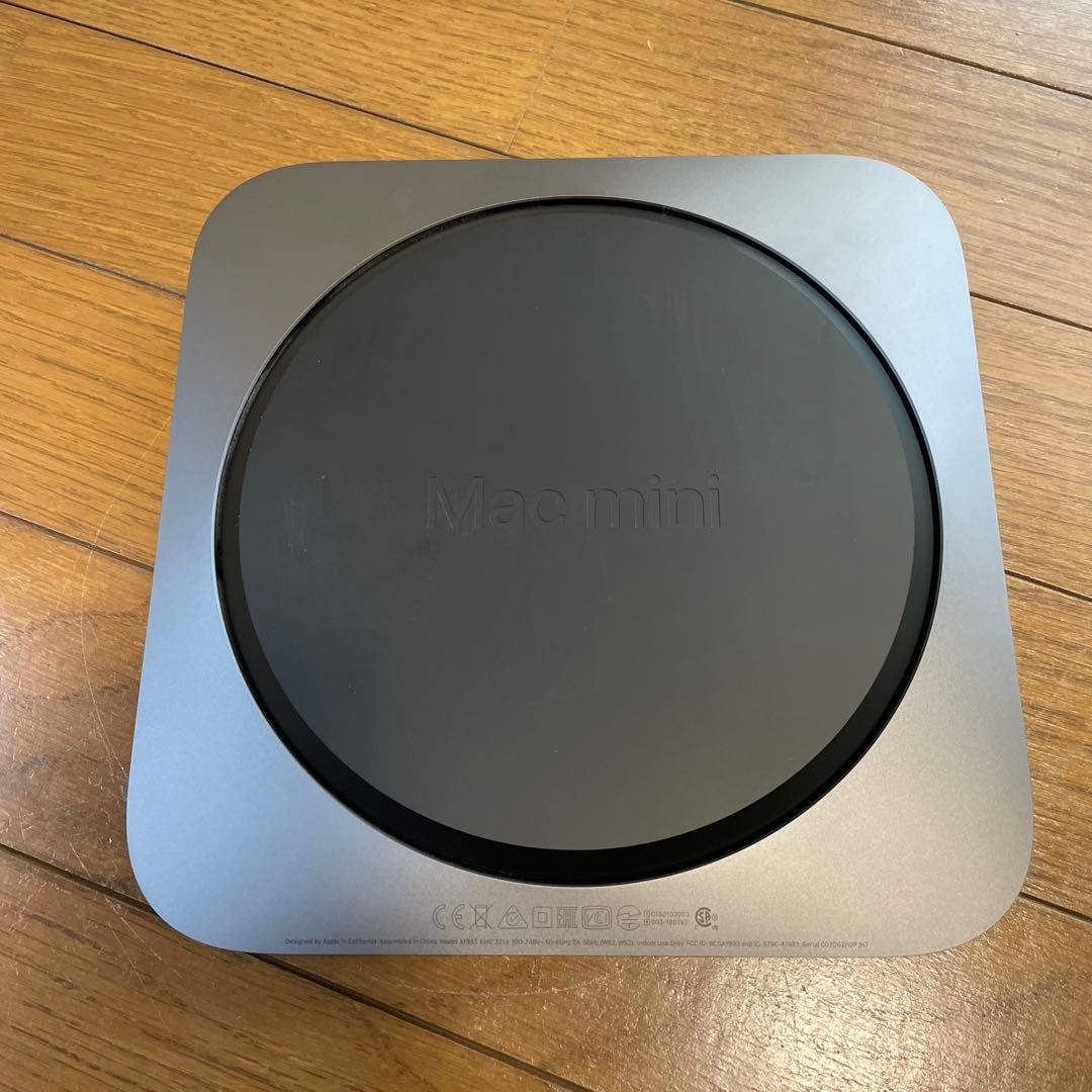 Mac mini 2018 3.6Ghzクアッドコアi3 8GB 256BGB