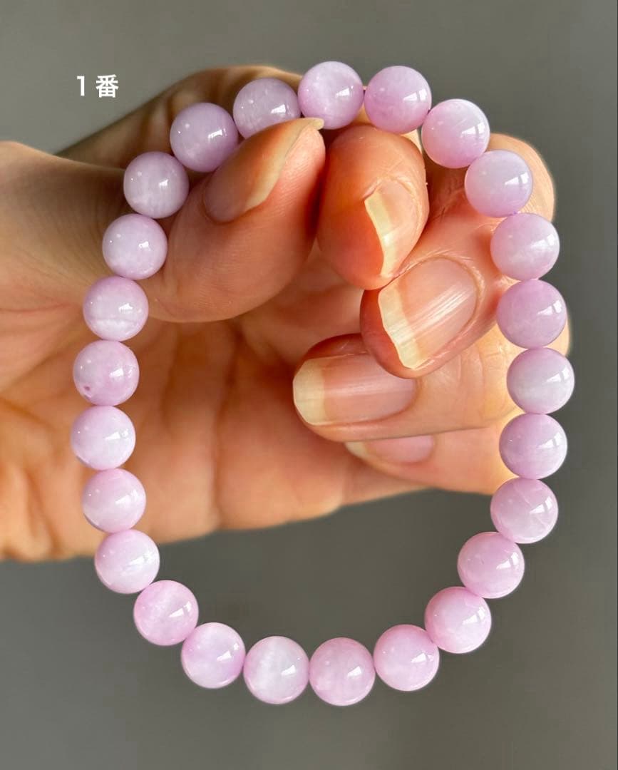 あ〜きゃん♬様　高品質　クンツァイト　ブレスレット