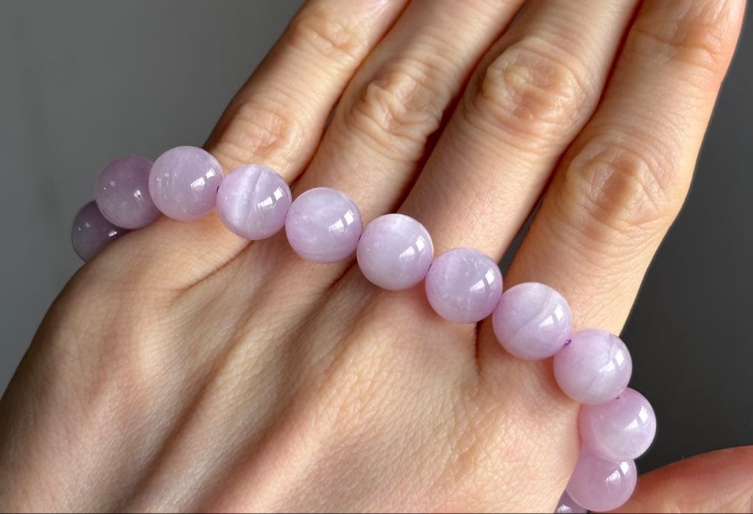 あ〜きゃん♬様　高品質　クンツァイト　ブレスレット