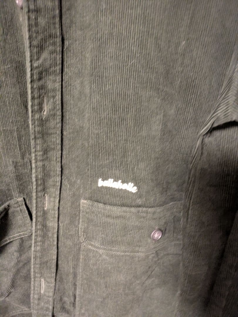 ウェア ballaholic Logo Corduroy setup darkgreen