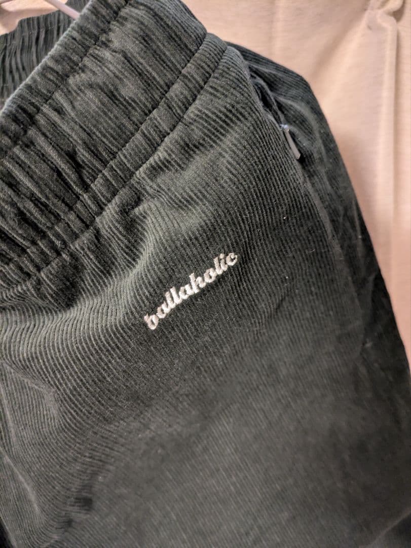 ウェア ballaholic Logo Corduroy setup darkgreen