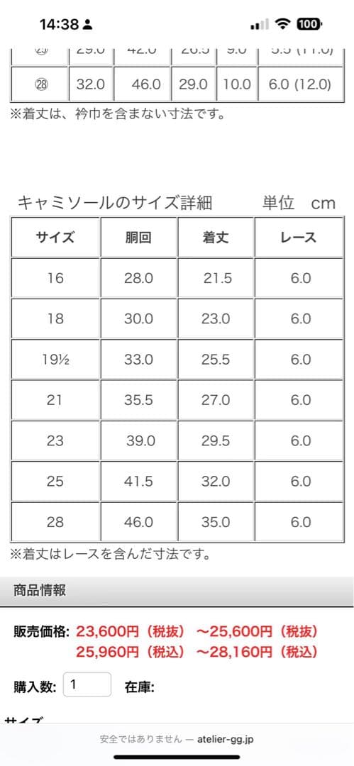 アトリエGG MODE ET MODE ワンピースセット　18サイズ
