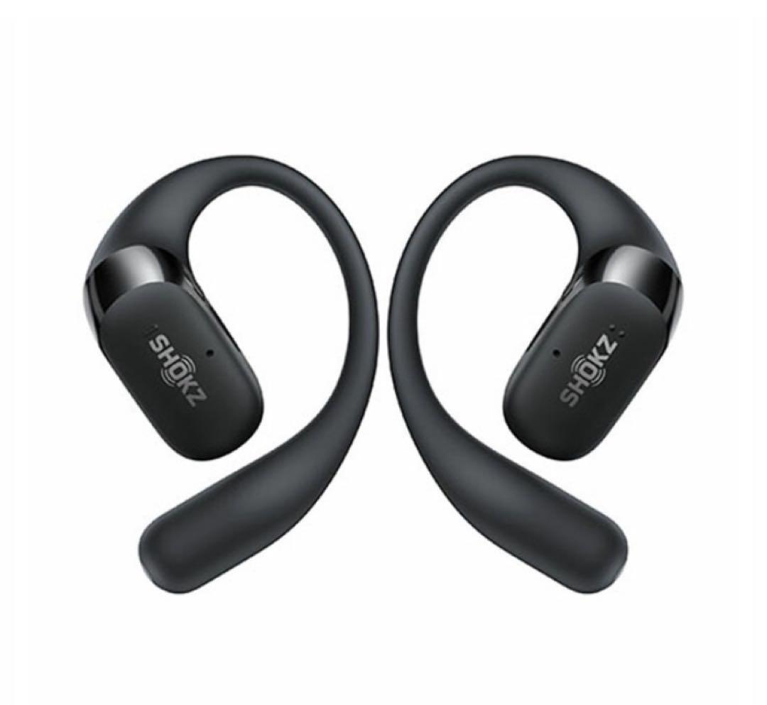SHOKZ OpenFit 2 骨伝導イヤホン ブラック