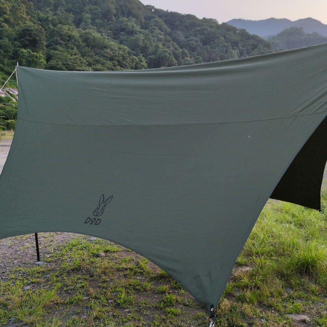 dod いつかのタープTC ポールなし　カーキ　オマケ付き