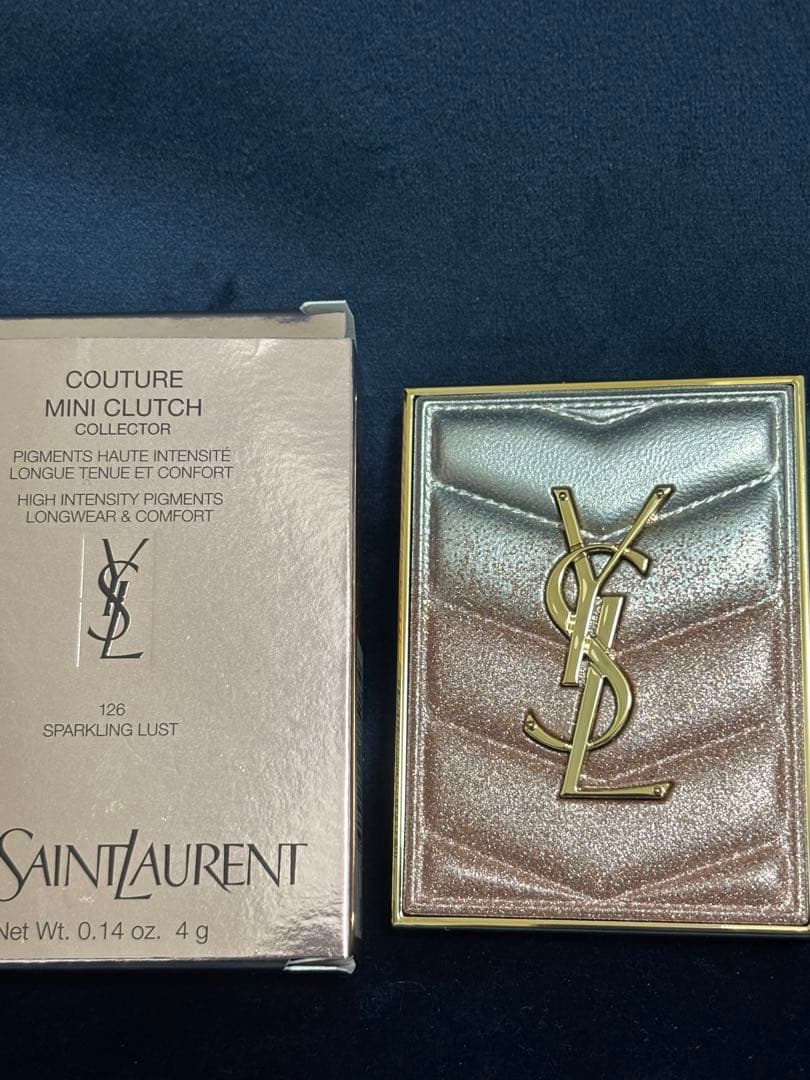 イヴサンローラン クチュール ミニ クラッチ126 スパークリング ラスト