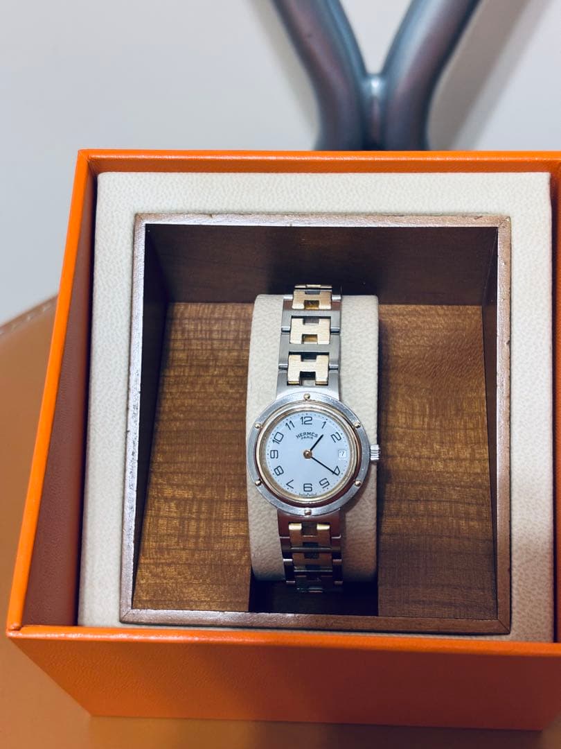 エルメス　クリッパー コンビ　美品