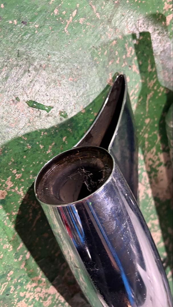 FLSTS スプリンガー 純正 フィッシュテール マフラー サイレンサー