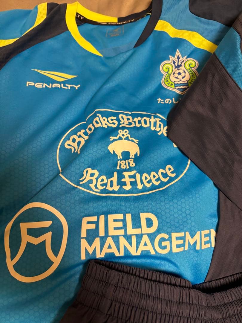 湘南ベルマーレ PENALTY サッカーウェア Mサイズ 青/黒/黄