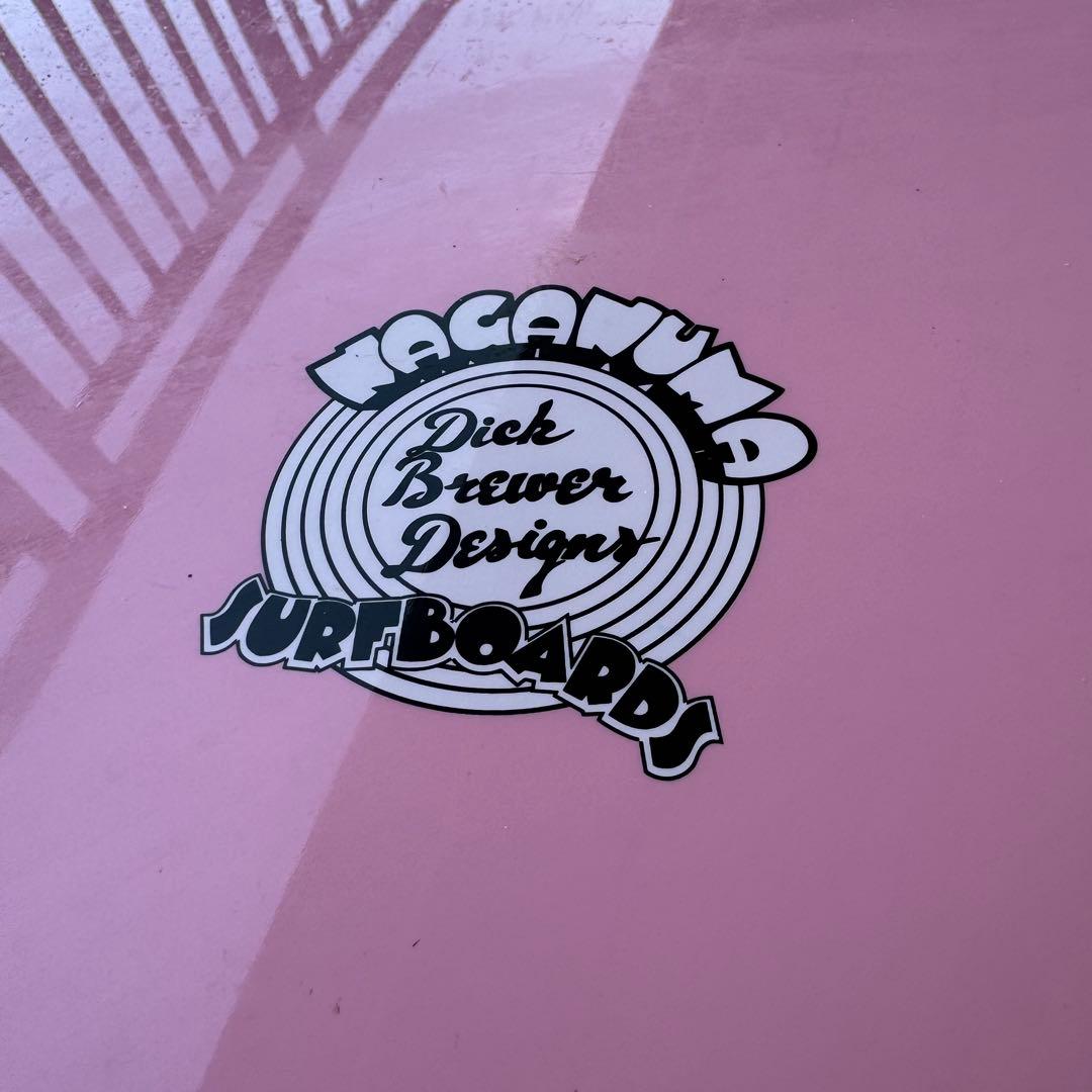 ディックブリューワー ロングボード ピンク モールド