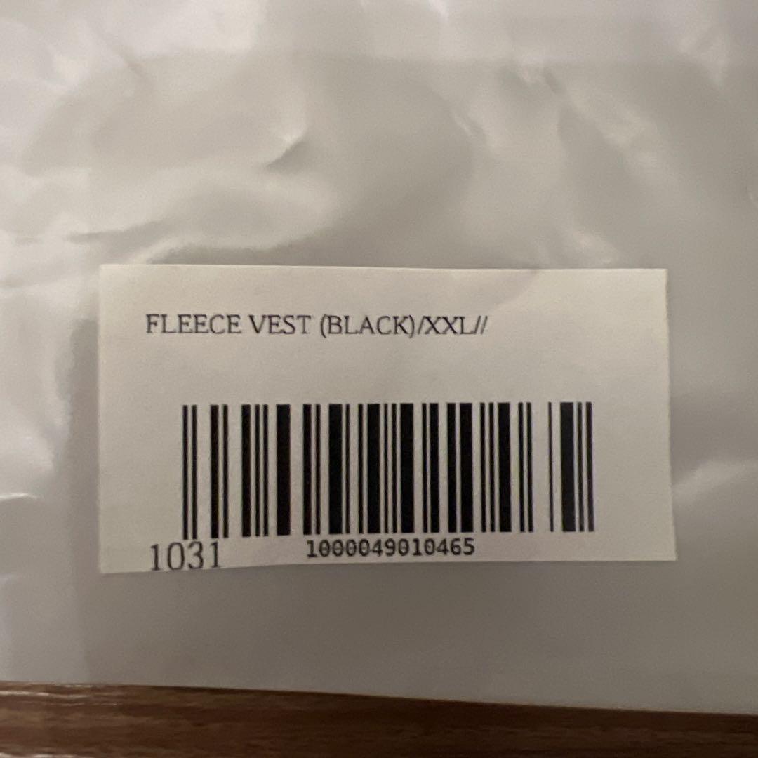 ennoyエンノイ即完売フリースベスト希少サイズXX-LARGE25FW美品