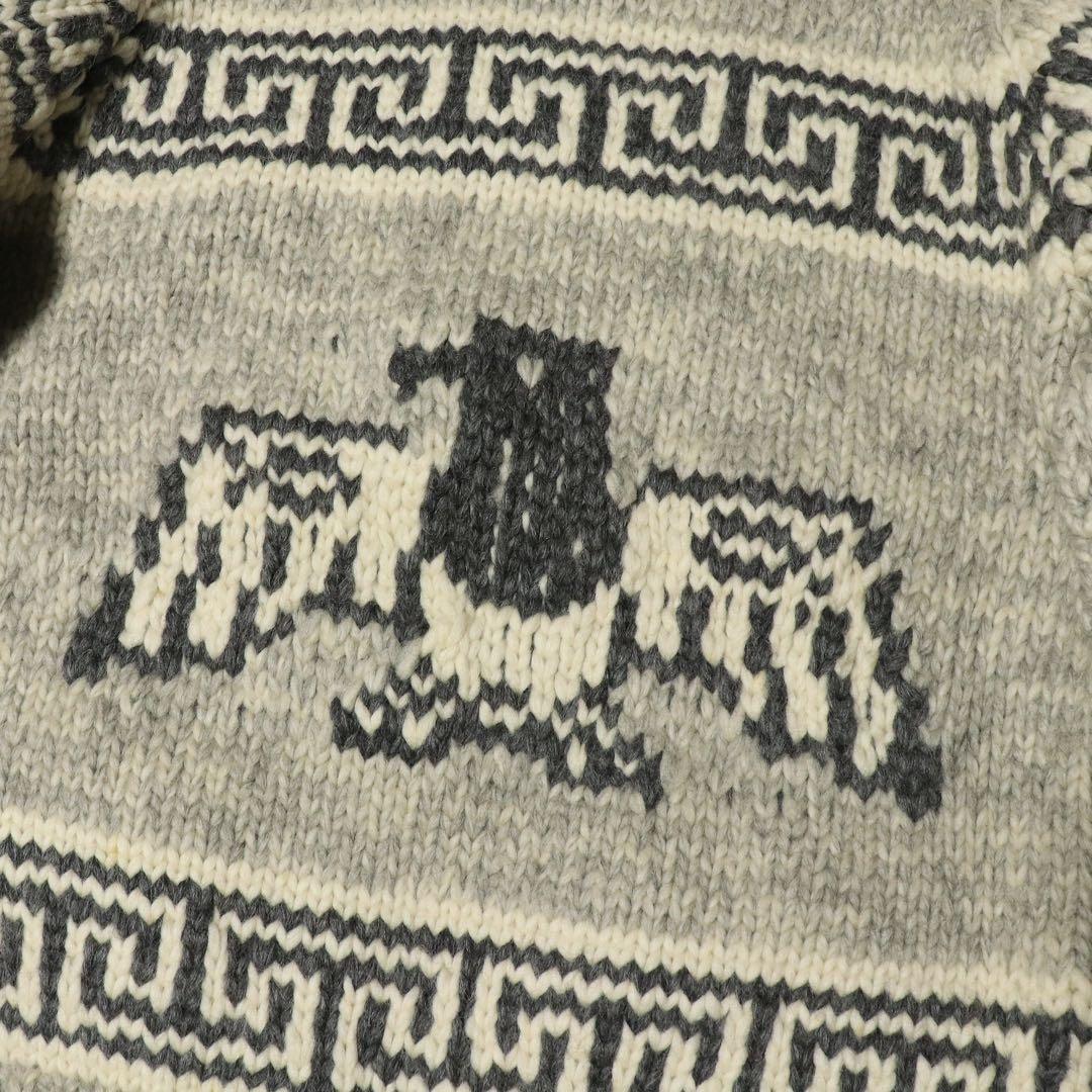 美品★XL★KANATA★カウチンニット★サンダーバード★カナダ製★カーディガン