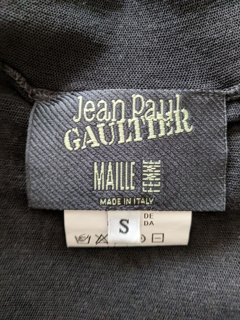 JeanPaulGAULTIER　ジャンポールゴルチエブラックシースルートップス