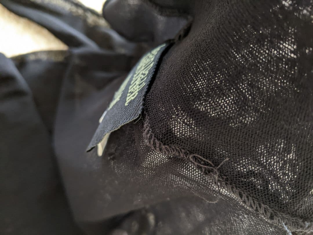 JeanPaulGAULTIER　ジャンポールゴルチエブラックシースルートップス