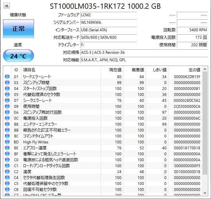 ✨4個セット✨HDD 1000GB✨大容量1TB✨2.5インチ✨06-05
