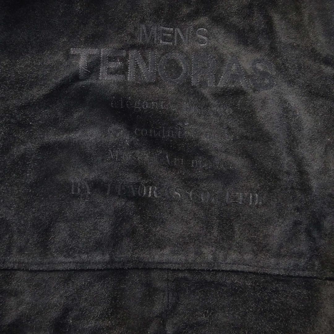 MEN'S TENORASメンズティノラス 牛革オールレザースエードスタジャン黒