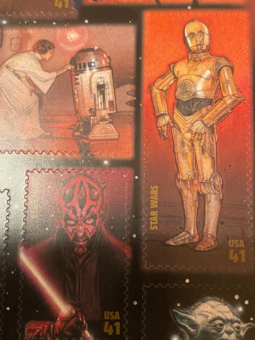 （未使用）スターウォーズ　アメリカ用　切手