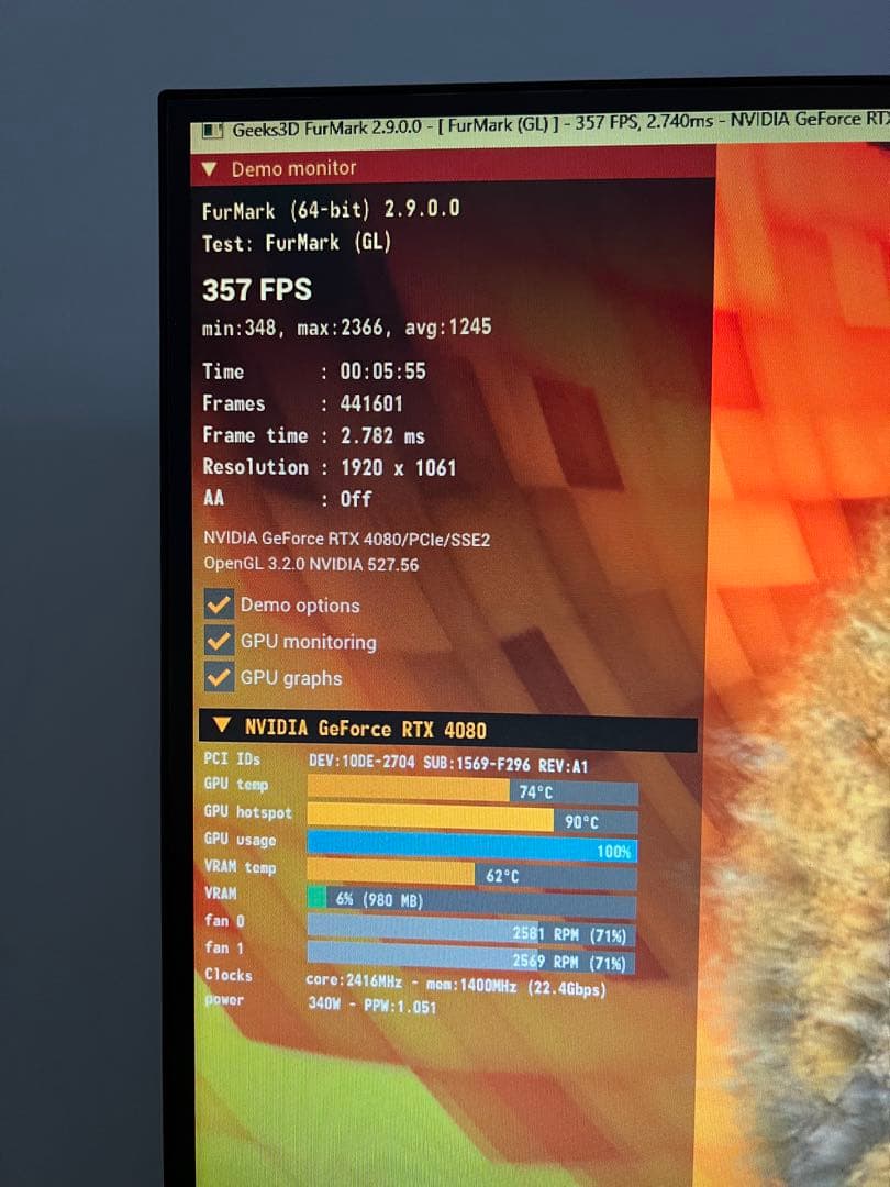 グラフィックボード・グラボ・ビデオカード GeForce RTX 4080 16gb