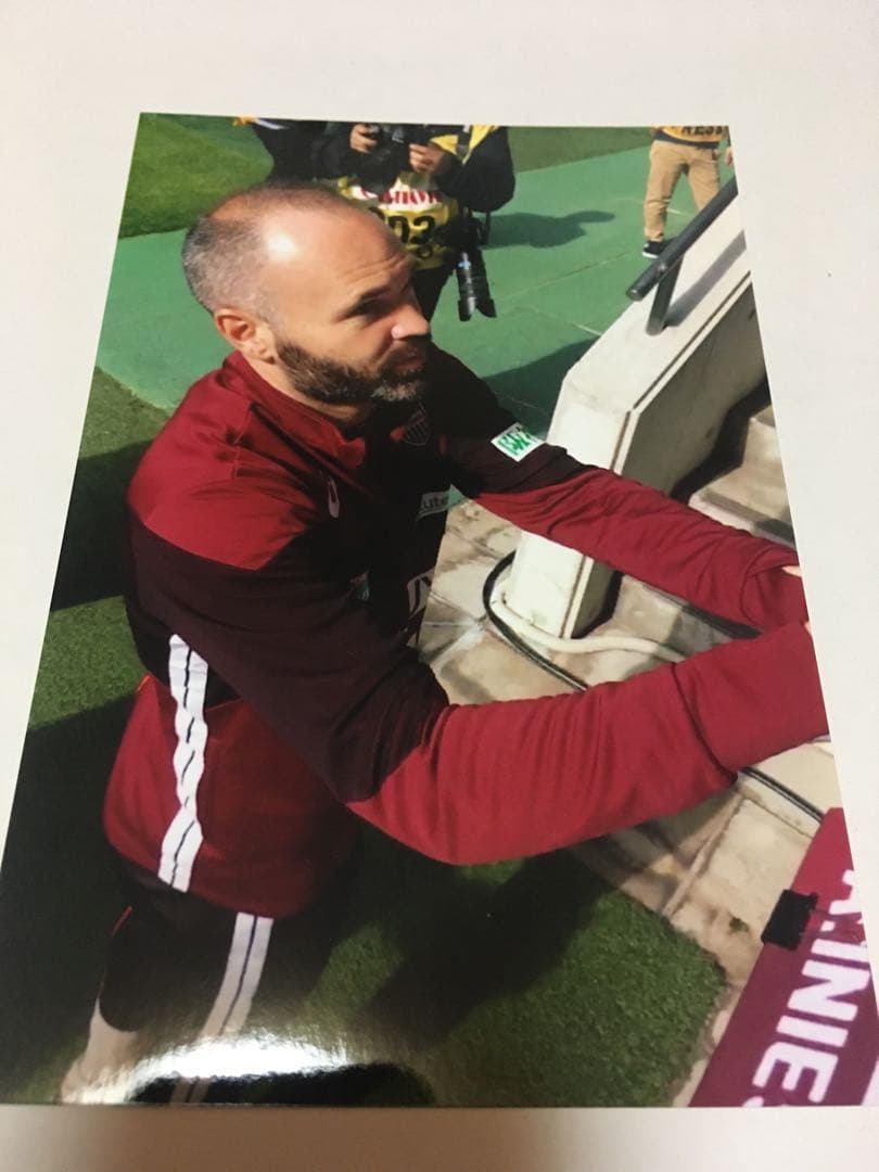 イニエスタ 直筆サイン バルセロナ ヴィッセル神戸 スペイン サイン