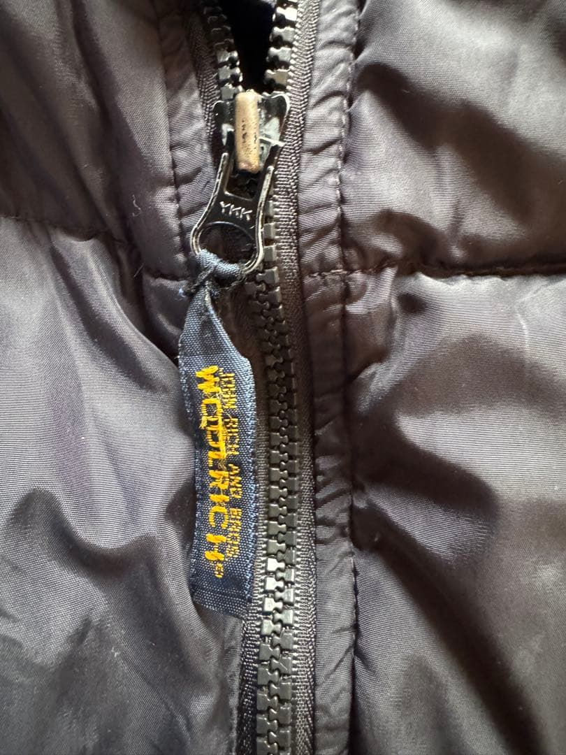 Woolrich ダウンベスト　XL ブラック　 ダウンジャケット