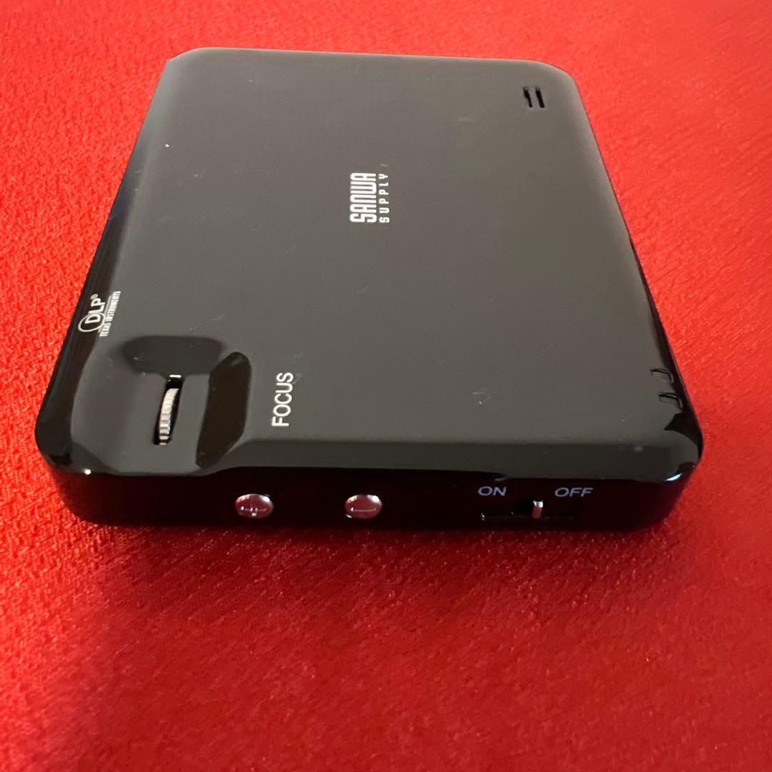 ポータブルプロジェクター ミニプロジェクター　サンワサプライ400-PRJ023