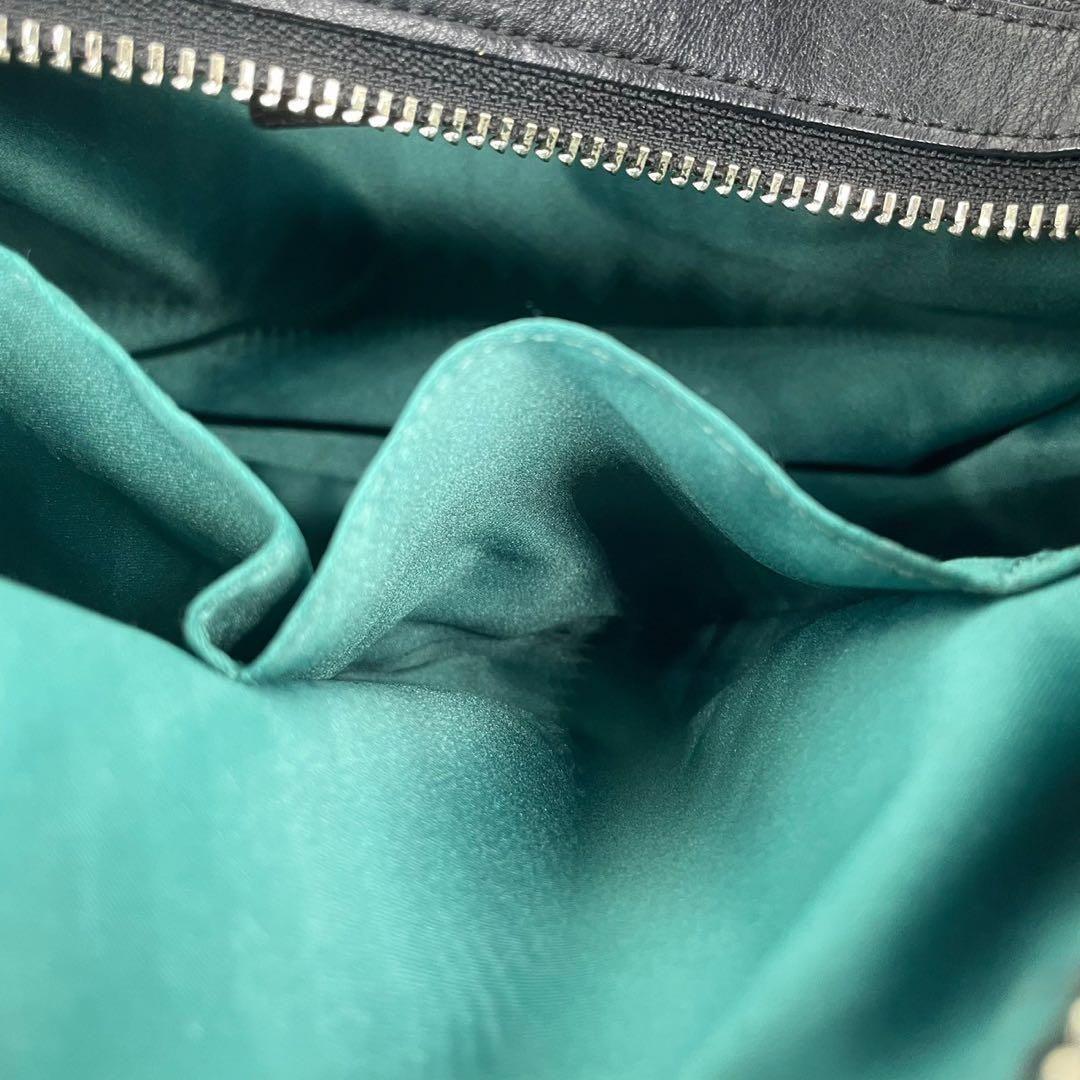 美品 4789 COACH コーチ ショルダーバッグ レザー ブラック