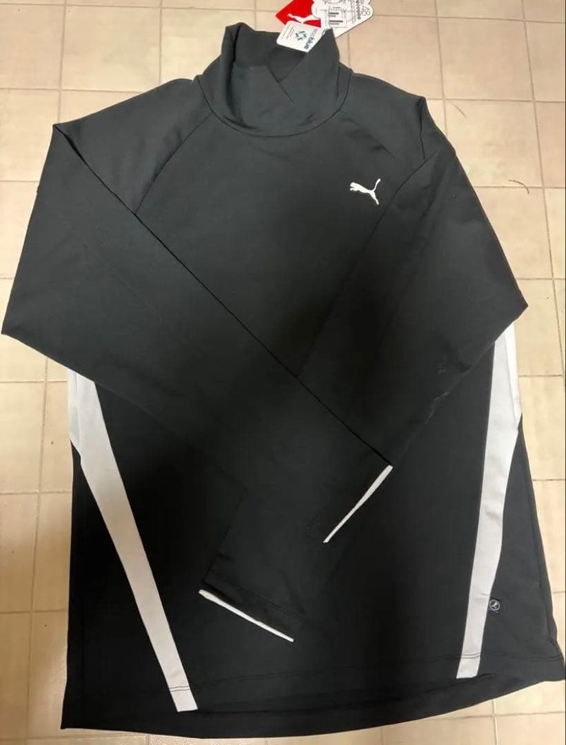新品タグ付☆2枚☆PUMAプーマ ゴルフ 長袖モックネックXL定価24,200円