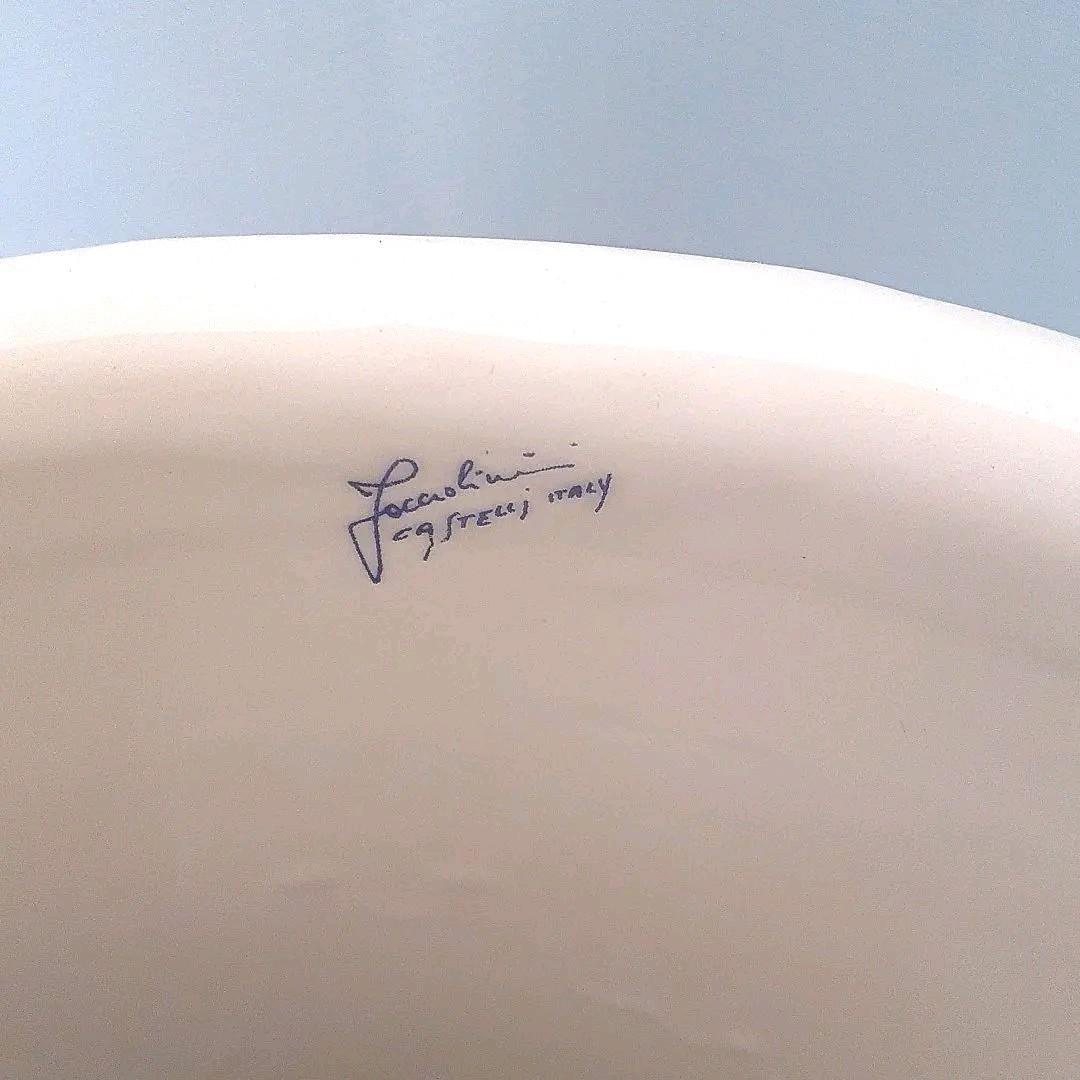 イタリア製　高級傘立て　陶器製　フラワー　ローズ　レインラック