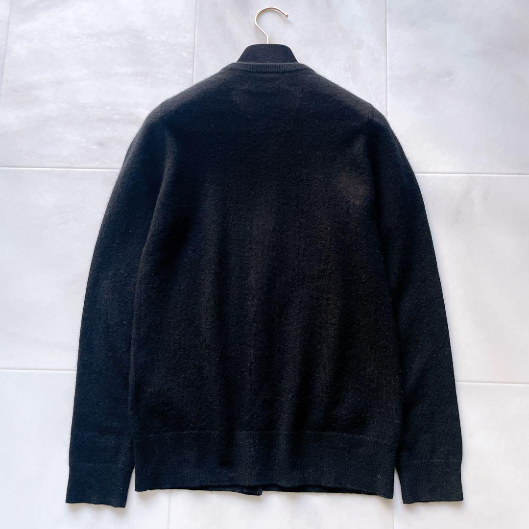 美品✨ドゥーズィエムクラス カシミヤ100% 金ボタン カーディガン ブラック