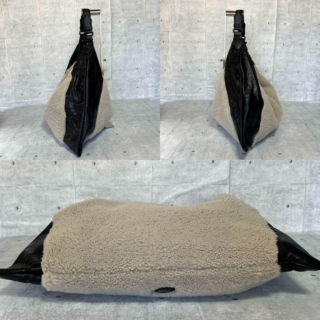 専用品JIMMY CHOO ANA HOBO/L シアリング ハンドバッグ