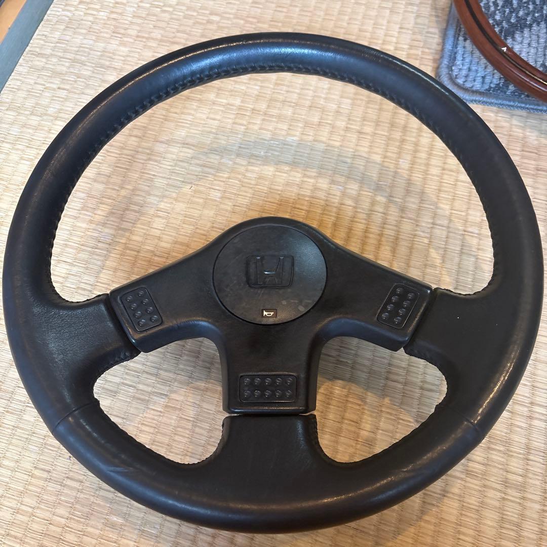 当時もの　激レア　希少　グランドシビックEF3 Si レザーステアリング