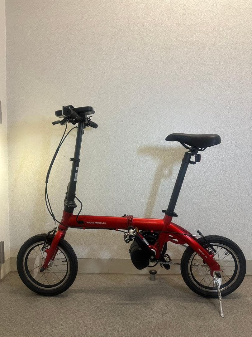 『配送可』ＴＲＡＮＳＭＯＢＩＬＬＹトランスモバイリー最少最軽量電動アシスト自転車