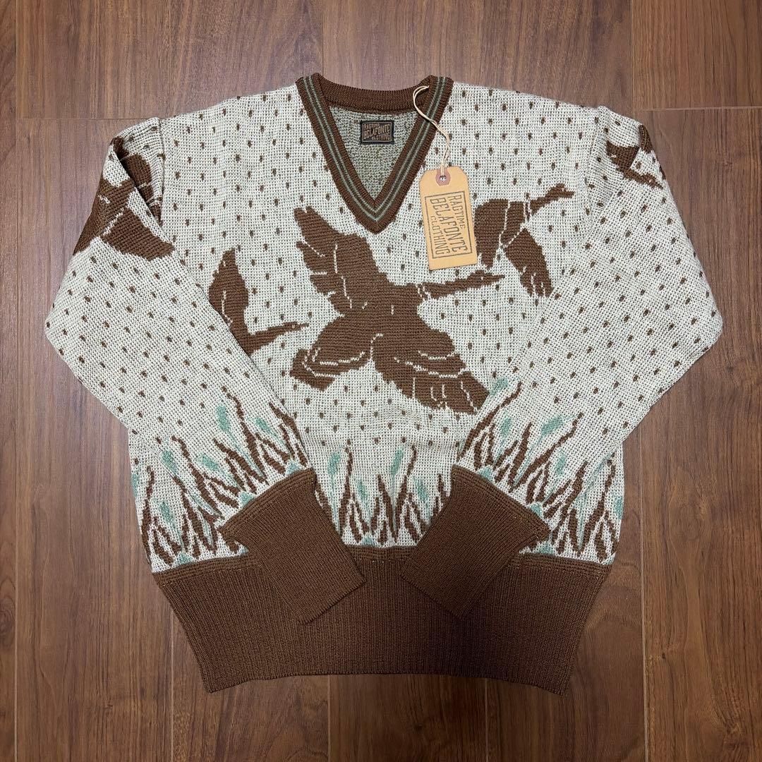 【新品】BELAFONTE WILDDUCK V NECK SWEATER