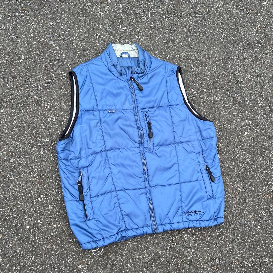 90s 00s EBTEK Primaloft ダウンベスト 中綿 テック