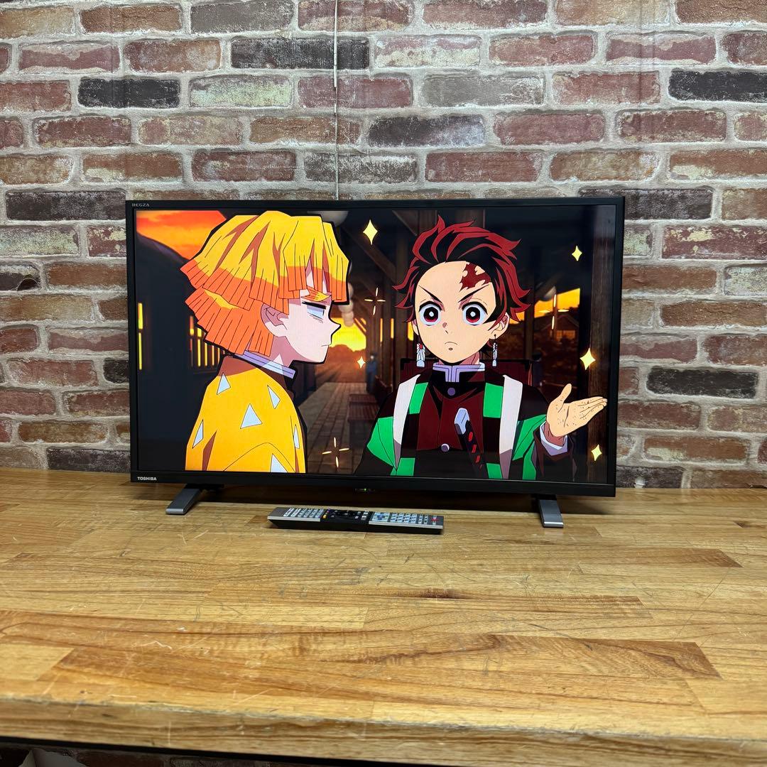 東芝 32V型 液晶テレビ 32V34 REGZA スマートテレビ 動画アプリ○